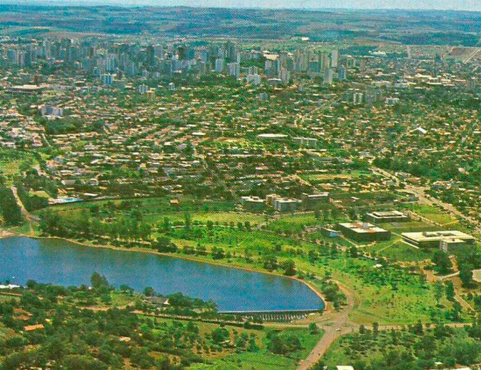 A cidade de Londrina em 1980